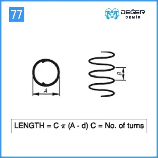 İnşaat Donatı Çubuğu Şekil Kodu 77